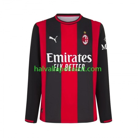 Jalkapallo Pelipaidat/Peliasut AC Milan Kotipaita 2026-2027 Pitkähihainen